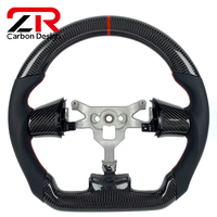 Volant personnalisé en fibre de carbone pour Chevrolet Corvette C6, volant en cuir perforé pour Corvette C5 C7 C8 Camaro SS