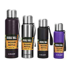 500ml/750ml/1000ml Stainless Steel Double Wall Vacuum <b>Flask</b> Insulated Vacuum <b>Flask</b> es - Product Image 2