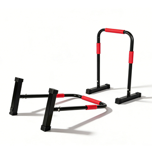 Supports de trempage en acier robuste Rising Fitness, station multifonctionnelle à hauteur réglable avec barres parallèles - Product Image 4