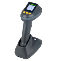 Lector de Códigos de Barras Inalámbrico Industrial Xkancode BT 2D QR con Pantalla de 1.77 Pulgadas, Escáner de Códigos de Barras UHF RFID