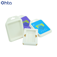 Boîte personnalisée ovale en bagasse de canne à sucre moulée, biodégradable et écologique, avec insert en pulpe de papier pour téléphone portable et ordinateur