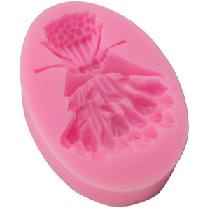 Molde de Silicona para Pastel con Forma Ovalada 3D, Pequeño, Bonito y Encantador, con Diseño de Ramo de Rosas para el Día de San Valentín - Product Image 3