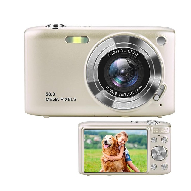 Trending Retro 4K Digital Camera Vintage Style 58MP Auto Focus Camera Black Pink Color Options for Vlogging Digital Camera