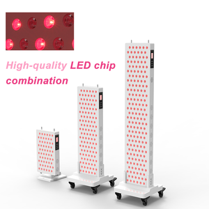 Panneau de luminothérapie LED rouge 660nm 850nm à haute irradiance pour la rééducation et le bien-être à domicile et en clinique avec support roulant - Product Image 3