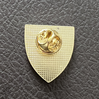 Épingles de Revers en Bronze pour Clubs de Football Européens, Personnalisées avec Logo Imprimé, Finition Plaquée, Production OEM pour Équipes de Football en Fer, Vente en Gros