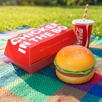 Cajas de Cartón Blanco Biodegradables Reciclables ZJPACK, Impresión de Logotipo Personalizado, Cajas Ranuradas con Relieve para Empaque de Alimentos, Hamburguesas