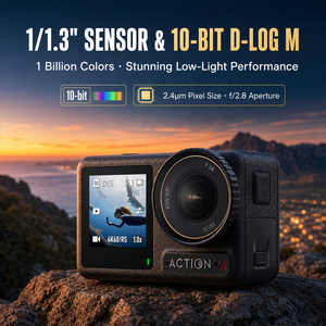 <span class=keywords><strong>Action</strong></span> 4 Sportkamera 1/1,3 Zoll Sensor 4K <span class=keywords><strong>120fps</strong></span> 155 Grad Ultra-Weitwinkel Dual-Touchscreen <span class=keywords><strong>Action</strong></span>-<span class=keywords><strong>Cam</strong></span> - Product Image 1