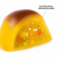 Jouet Squishy réaliste en forme de pudding, ultra doux en TPR, pudding au caramel, jouet anti-stress pour enfants et adultes