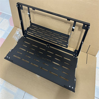 Nouveau kit carrosserie tout-terrain T2 en aluminium noir, étagère de coffre pliable, support de rangement pour hayon, installation non destructive Jetour