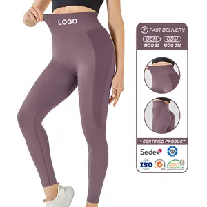 Respirant sport Fitness pantalon course Yoga pantalon femmes taille haute collants de gymnastique femmes sans couture Leggings printemps et été