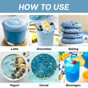 เครื่องดื่มโปรตีนเย็นผงดอกถั่วผีเสื้อผสม<span class=keywords><strong>ชา</strong></span><span class=keywords><strong>ไทย</strong></span>สีน้ำเงินฉลากตามสั่ง - Product Image 3