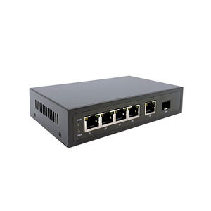 ZC-S2006P 6-Port Gigabit Cloud Managed <b>Switch</b> with 4 PoE+ Ports Zikun Brand 12Gbps Switching Capacity FTTX Fiber Optic Equipment - Product Image 2