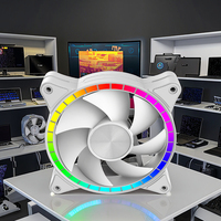 Vente chaude 120mm RGB ARGB ventilateur de boîtier PC haute Performance PWM refroidisseur de processeur silencieux avec dissipateur thermique 12V tension nominale