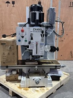 Mesin Bor Mini ZX45FG ZX32G 45mm Tipe Meja dengan Kepala Gir untuk Penggilingan di Bengkel