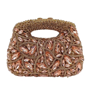 Women Crystal Envelope Evening Bag Rhinestone Beading <b>Clutch</b> Sparkling Top Handle Handbag for <b>Wedding</b> Nigh Out - Product Image 1
