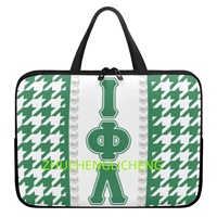 Sac d'ordinateur personnalisé Iota Phi Lambda Sorority, sac portable multi-tailles pour le bureau, fournitures de bureau, thème professionnel, vente en gros personnalisée