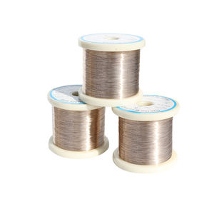 Kawat pita pemanas listrik logam paduan CuNi tembaga nikel CuNi10 dengan resistansi rendah - Product Image 1