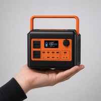 Station d'alimentation portable 500W, générateur solaire de secours pour le camping en plein air, AC DC USB