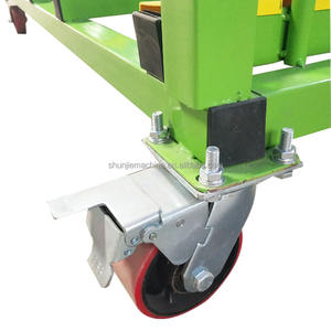 Chariot de stockage en verre IG 1.5 tonnes, chariot de transport en verre isolant avec <span class=keywords><strong>10</strong></span> emplacements pour porte et fenêtre, usine - Product Image 5