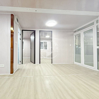 Contenedor de Acero Expandible de 20 pies con 3 Puertas, Diseño Moderno, Portátil, Prefabricado, para Sala de Estar, Dormitorio o Apartamento