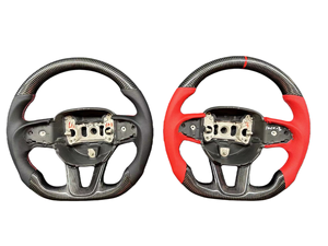 Volant en fibre de carbone sur mesure pour <span class=keywords><strong>Dodge</strong></span> <span class=keywords><strong>Challenger</strong></span> SRT <span class=keywords><strong>Hellcat</strong></span>/<span class=keywords><strong>Redeye</strong></span> - Product Image 3