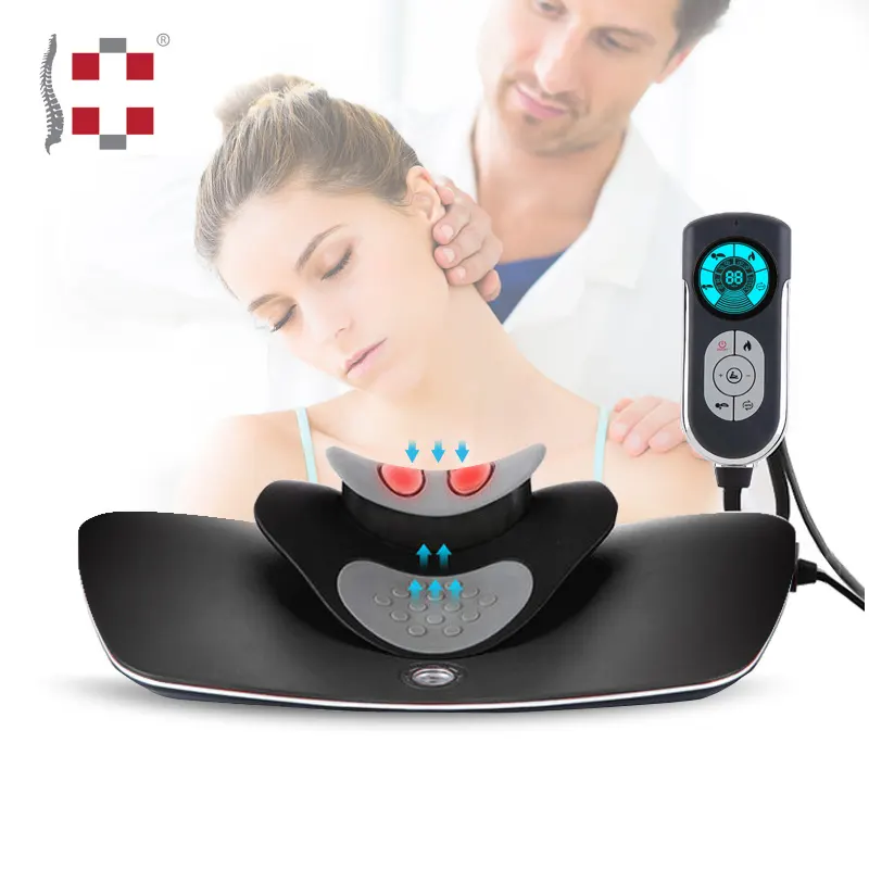 Low frequency Electric Heating Pulse portable neck and shoulder massager for rehabilitation therapy
