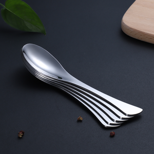 Cuchara de cola de pez de alta calidad personalizada, cuchara de acero inoxidable para cocina, hotel, restaurante - Product Image 6