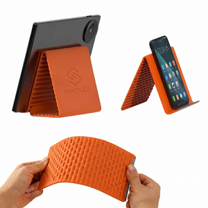Soporte de Teléfono Plegable y Deformable de Silicona Antideslizante para Escritorio, Ideal para Viajes al Aire Libre - Product Image 1