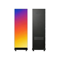 Affichage LED pliable intelligent en couleur HDR10, étanche IP65, résolution personnalisée, utilisation intérieure/extérieure, luminosité 1000 cd