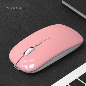 Chuột di động máy tính không dây im lặng Ergonomic Mini Chuột USB Chuột Quang chuột không dây cho PC máy tính xách tay Pin cổ RGB - Product Image 3