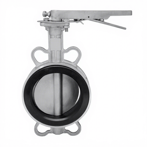 Vanne papillon en titane Gr2 résistante à la corrosion, régulatrice hydraulique avec fonction d'arrêt pour le traitement des eaux usées à haute température - Product Image 2