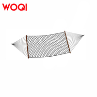 Hamac pliable portable WOQI pour l'extérieur, ultra-léger, en tissu, tissé à la main, pour le camping et la randonnée, 2 places, capacité 150 kg, tout usage