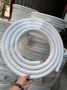 Đơn Hoặc Đôi Điều Hòa Không Khí Đồng Ống Với Chống Cháy PE Cách Điện Pre Cách Điện Ống Đồng - Product Image 4