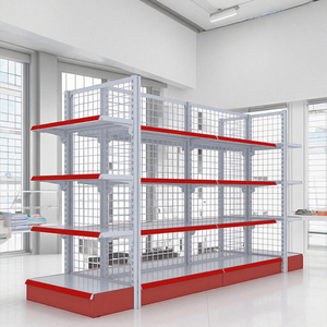 Estante metálico de un solo lado <span class=keywords><strong>para</strong></span> <span class=keywords><strong>pequeños</strong></span> supermercados Estante de exhibición de Servicio Ligero <span class=keywords><strong>para</strong></span> un fácil montaje <span class=keywords><strong>para</strong></span> tiendas de comestibles y tiendas - Product Image 4