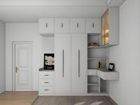 Armoire en bois massif écologique avec portes coulissantes, moderne, gain de place, pour chambre à coucher, avec miroir et coiffeuse, directement de l'usine