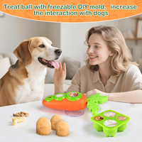 Juguetes Duraderos Personalizados para Mascotas 2 en 1: Juguete Masticable de Nylon con Forma de Zanahoria y Bandeja Congelable para Alimentación Lenta, Limpieza Dental y Alivio de la Ansiedad para Perros