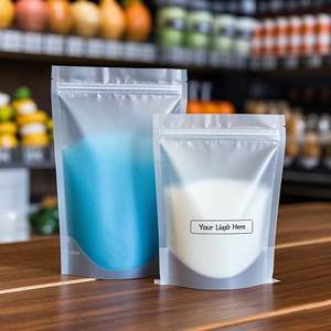 Emballage de qualité alimentaire de qualité supérieure finition mate support pochette gravure impression étanche à l'humidité fermeture éclair haut personnalisé gaufrage inviolable - Product Image 3