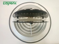 Diffuseur de plafond en aluminium moderne pour système de ventilation et climatisation