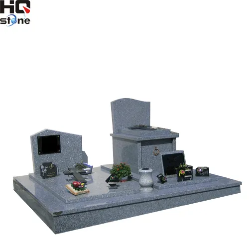 XIAMEN HQ STONE grey granite tombstones designs custom tombstone