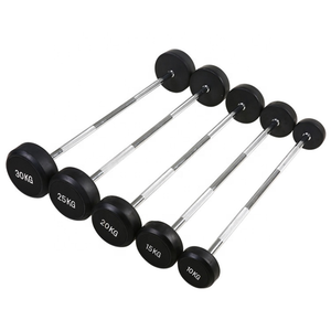 Wholesale Factory Supplied Solid Curl/Straight Barbell Set Powerlifting <strong>Bar</strong> Free <strong>Weights</strong> <strong>for</strong> Weightlifting/<strong>Curling</strong> - Product Image 4