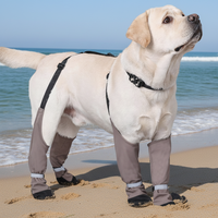 Bottes réglables et mignonnes pour chien avec bretelles, idéales pour Halloween, Noël, l'hiver, la neige, la pluie, la randonnée, protection des pattes, pour la marche en extérieur, imperméables