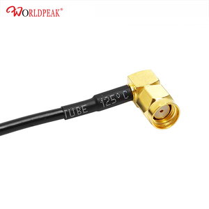 Кабель-пигтейл MCX/MMCX/CRC9 RF, <span class=keywords><strong>SMA</strong></span>-<span class=keywords><strong>SMA</strong></span>, с угловым разъемом, штекер <span class=keywords><strong>SMA</strong></span>-RPSMA для коаксиального кабеля RG174, 5 см - Product Image 4