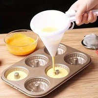 En gros Ustensiles de pâtisserie en plastique : Moule à chocolat et pâtisserie, Entonnoir distributeur de pâte pour biscuits, cupcakes, muffins et gâteaux à la crème, Compatible lave-vaisselle