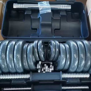 Wavar ayarlanabilir dökme demir dambıl setleri ile bağlayıcı seçeneği ağırlıklar seti ev spor gücü eğitim dambıl - Product Image 4