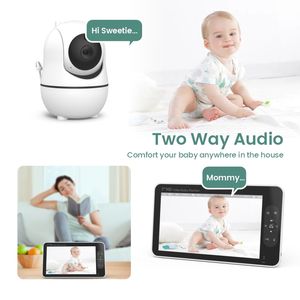 7,0 "nueva pantalla grande 960ft monitoreo de temperatura Audio bidireccional cámara inalámbrica visión nocturna cámara de vídeo niñera - Product Image 6
