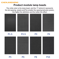 Módulos de Pantalla LED de Alquiler para Exteriores P2.5, 250*250 mm, IP66 Impermeable, 4K, 5000 cd de Brillo, Módulo de Pantalla para Escenarios