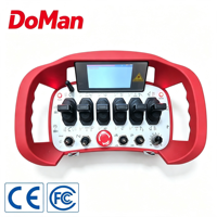 6 JoyStick Télécommande sans fil hydraulique industrielle personnalisée pour grue 433MHZ Écran LED Garantie 1 an