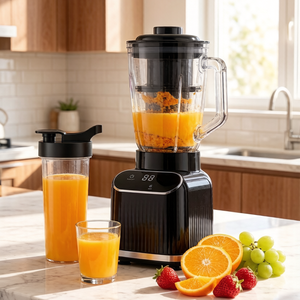 Blender de comptoir compact à grande capacité, 6 lames en acier inoxydable, blender personnel pour les smoothies et les milk-shakes - Product Image 1