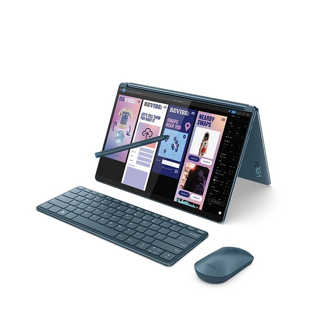 Fast Delivery Lenovo YOGA Book 9i 2024 AIPC 13.3" 2.8K OLED Dual-screen Flipbook Touchscreen Ultra 7-155U 32GB+1TB Notebook PC