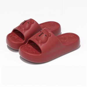 Chaussons Doux et Adorables en Toile Denim Écologique avec Doublure en Fourrure de Renard, Antidérapants, Chauds, Tendance, pour Intérieur/Extérieur, Grande Taille, Confort Optimal - Product Image 2